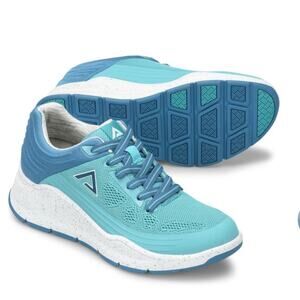 Align Women's Lavoy Athletic Running Shoes Turquoise Blue‎ White Size 6.5 US